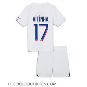 Paris Saint-Germain Vitinha Ferreira #17 Tredjetrøje Børn 2022-23 Kortærmet (+ Korte bukser)